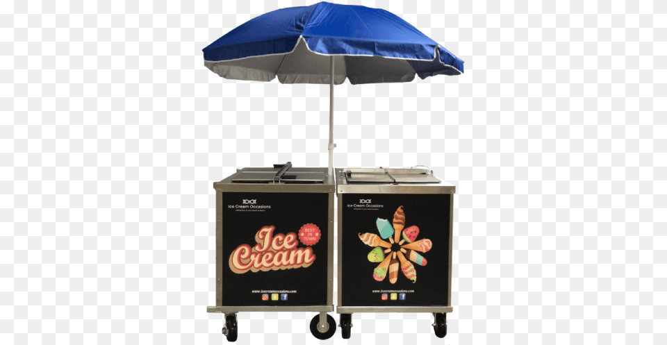 Ice Cream Sundae Cart Umbrella, Canopy, Architecture, Building, House Free Transparent Png