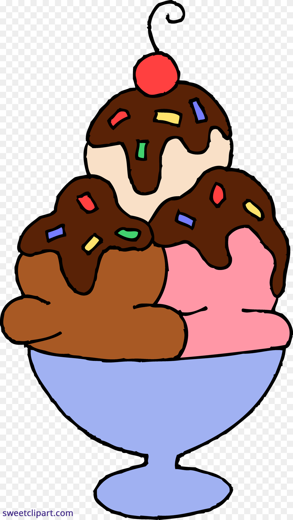 Ice Cream Sundae Clipart, Dessert, Food, Ice Cream, Baby Png Image