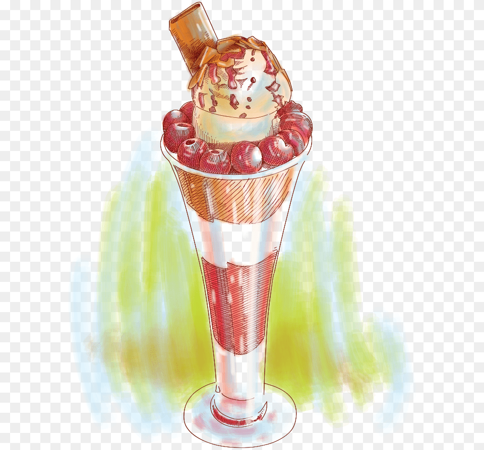 Ice Cream Sundae Milkshake Gelato Knickerbocker Glory Knickerbocker Glory, Ice Cream, Dessert, Food, Wedding Png
