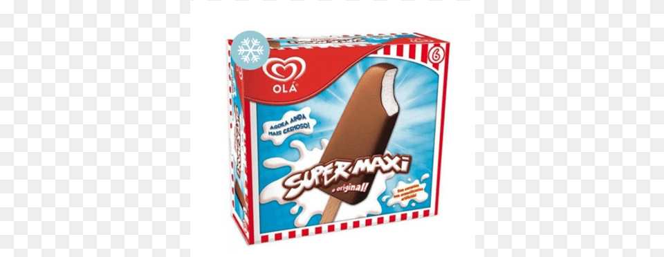 Ice Cream Super Maxi 48x42g Macaw, Food, Ice Pop, Dessert, Ice Cream Free Png Download