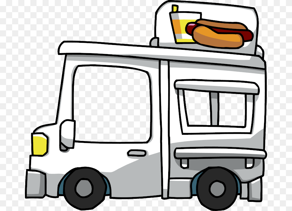 Ice Cream Truck, Transportation, Van, Vehicle, Caravan Free Transparent Png