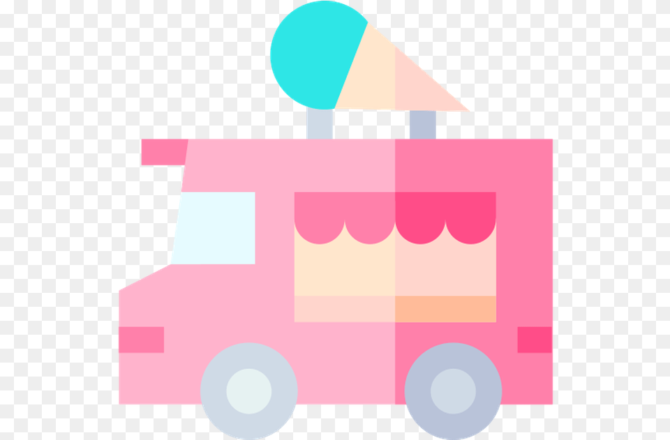 Ice Cream Truck Vector Icons Girly, Transportation, Vehicle Png Image