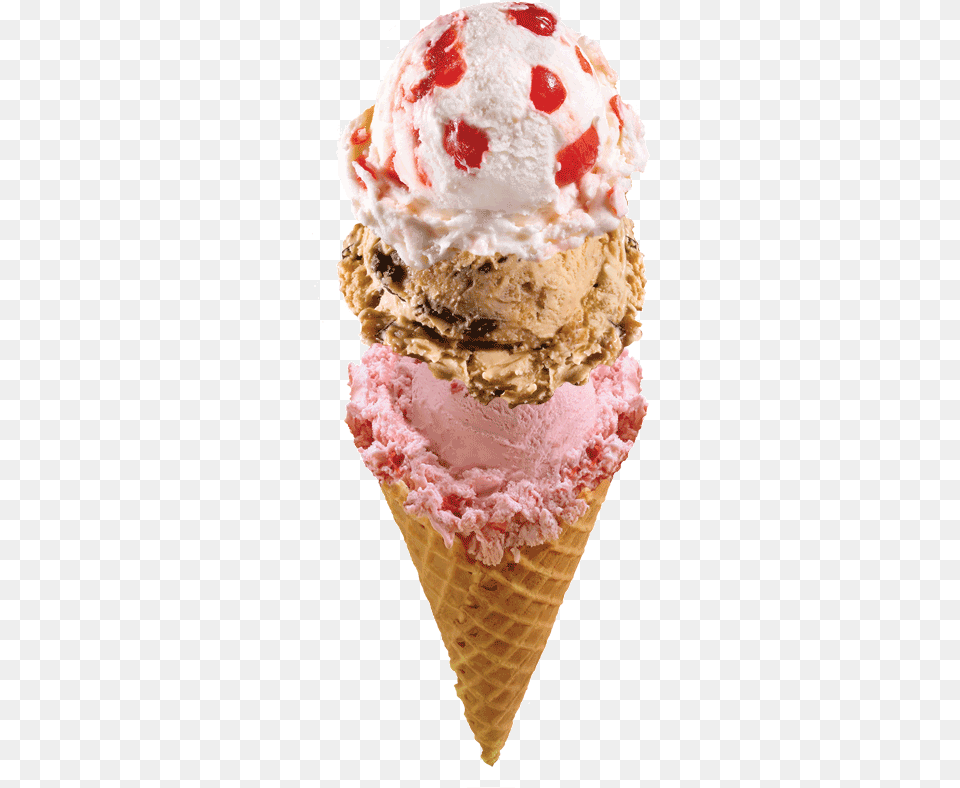 Ice Cream Waffle Pic Scoop Ice Cream With Cone, Dessert, Food, Ice Cream, Soft Serve Ice Cream Free Png Download