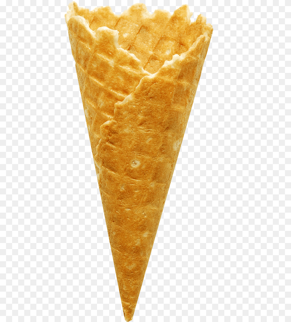 Ice Cream Waffle Transparent Cone, Dessert, Food, Ice Cream Png Image