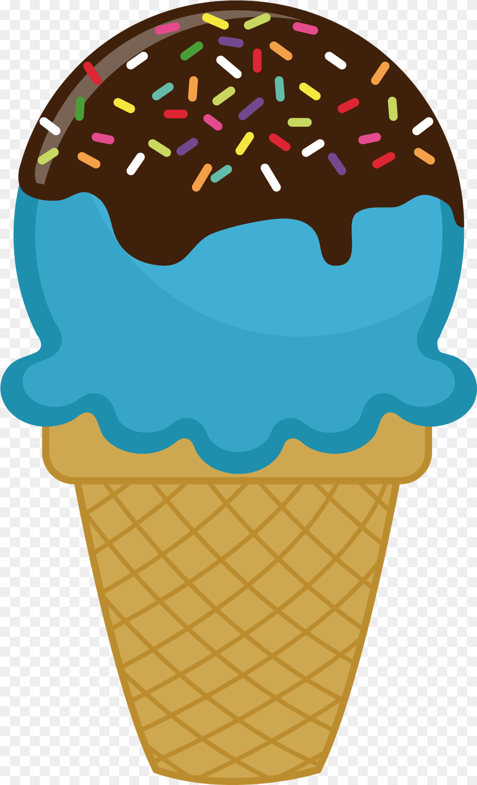 Ice Cream With Sprinkles Clipart, Dessert, Food, Ice Cream, Birthday Cake Png