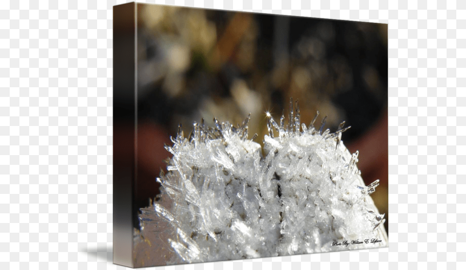 Ice Crystals By Captor Shared Frost, Crystal, Mineral, Nature, Outdoors Png Image