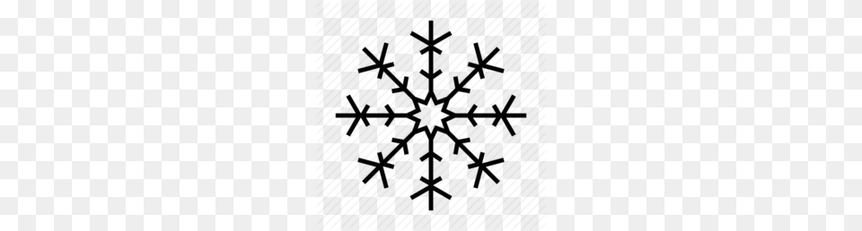 Ice Crystals With A Face Clipart, Nature, Outdoors, Cross, Symbol Free Transparent Png