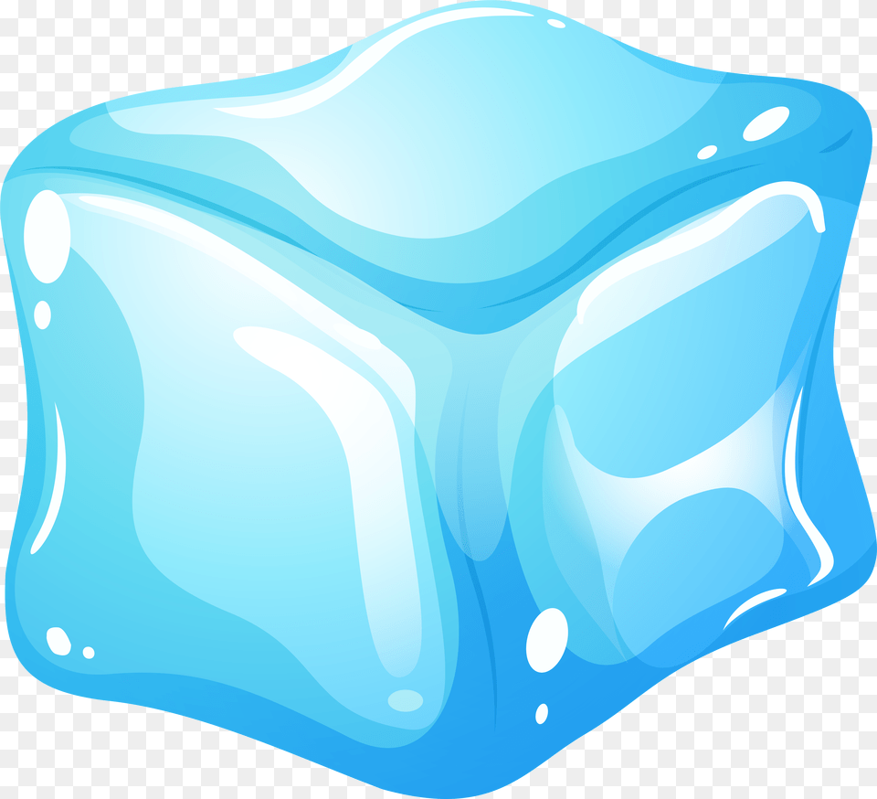 Ice Cube Blue Clip Art Web Clipart Ice Cube Cartoon Png Image
