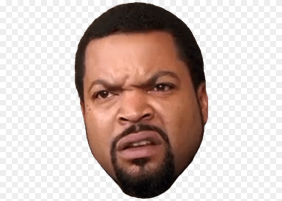 Ice Cube Face Ice Cube Rapper Face, Adult, Portrait, Photography, Person Free Png