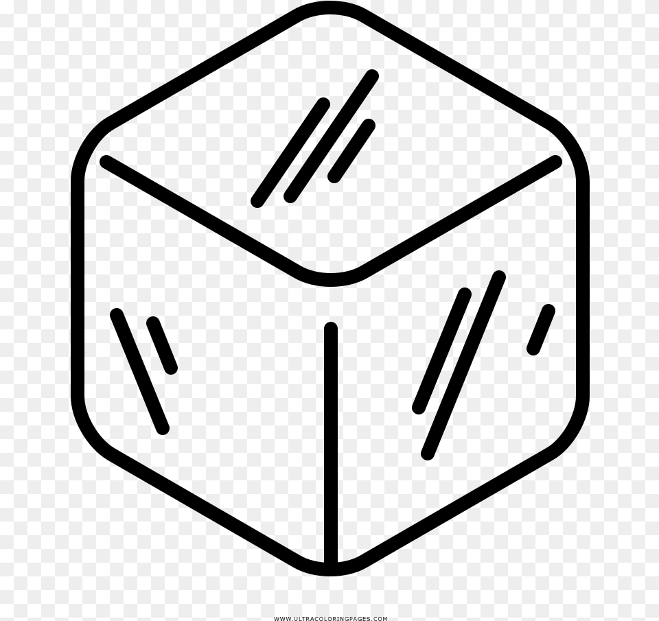 Ice Cube For Coloring Png