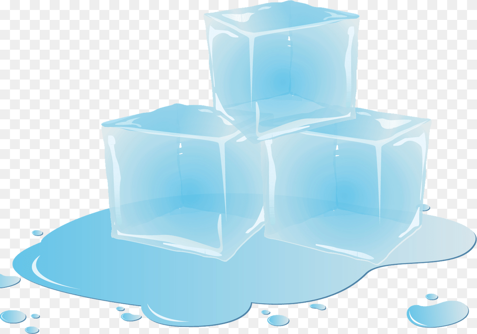 Ice Cube Vector Png Image