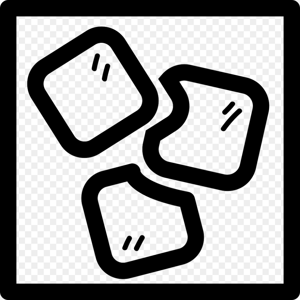 Ice Cubes In A Square Comments Ice Cube Symbols, Adapter, Electronics, Smoke Pipe, Plug Png