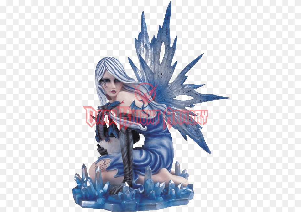 Ice Dragon Fairy Statue Ice Fairy, Book, Comics, Publication, Figurine Free Png Download