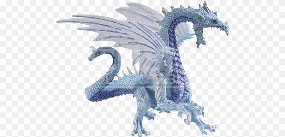 Ice Dragon Figure Safari Dragons Collection Ice Dragon, Animal, Bird Free Transparent Png