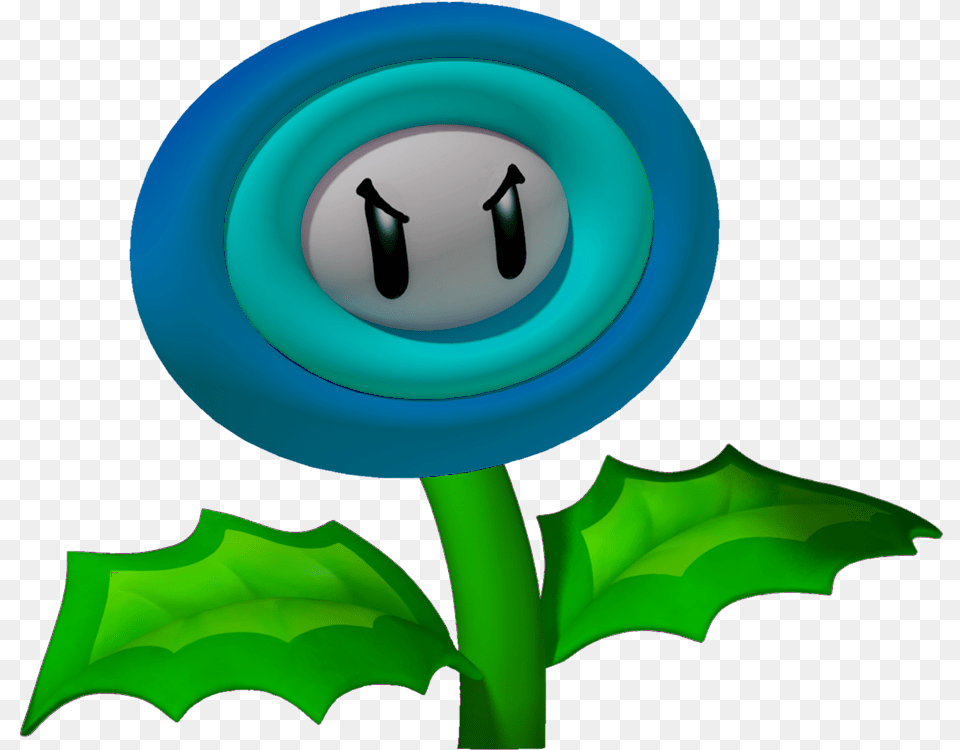 Ice Flower Super Mario Download Ice Flower Super Mario, Green, Leaf, Plant, Food Free Transparent Png