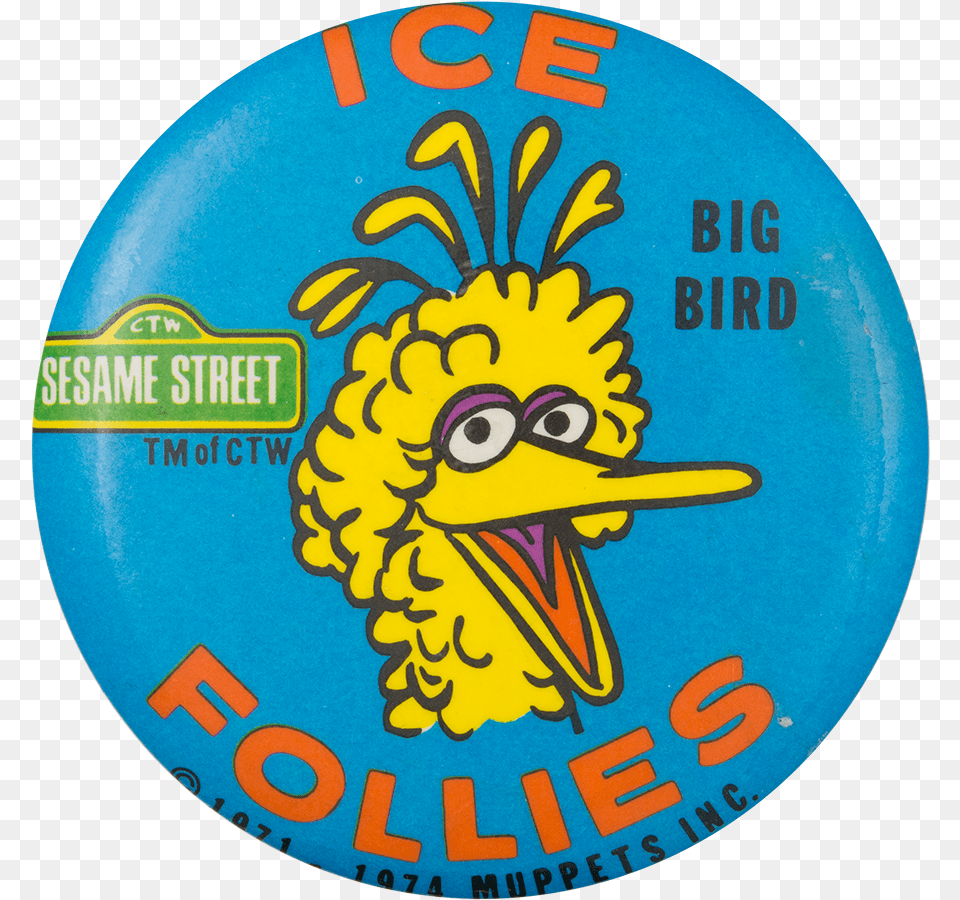 Ice Follies Big Bird Event Button Museum, Badge, Logo, Symbol Png