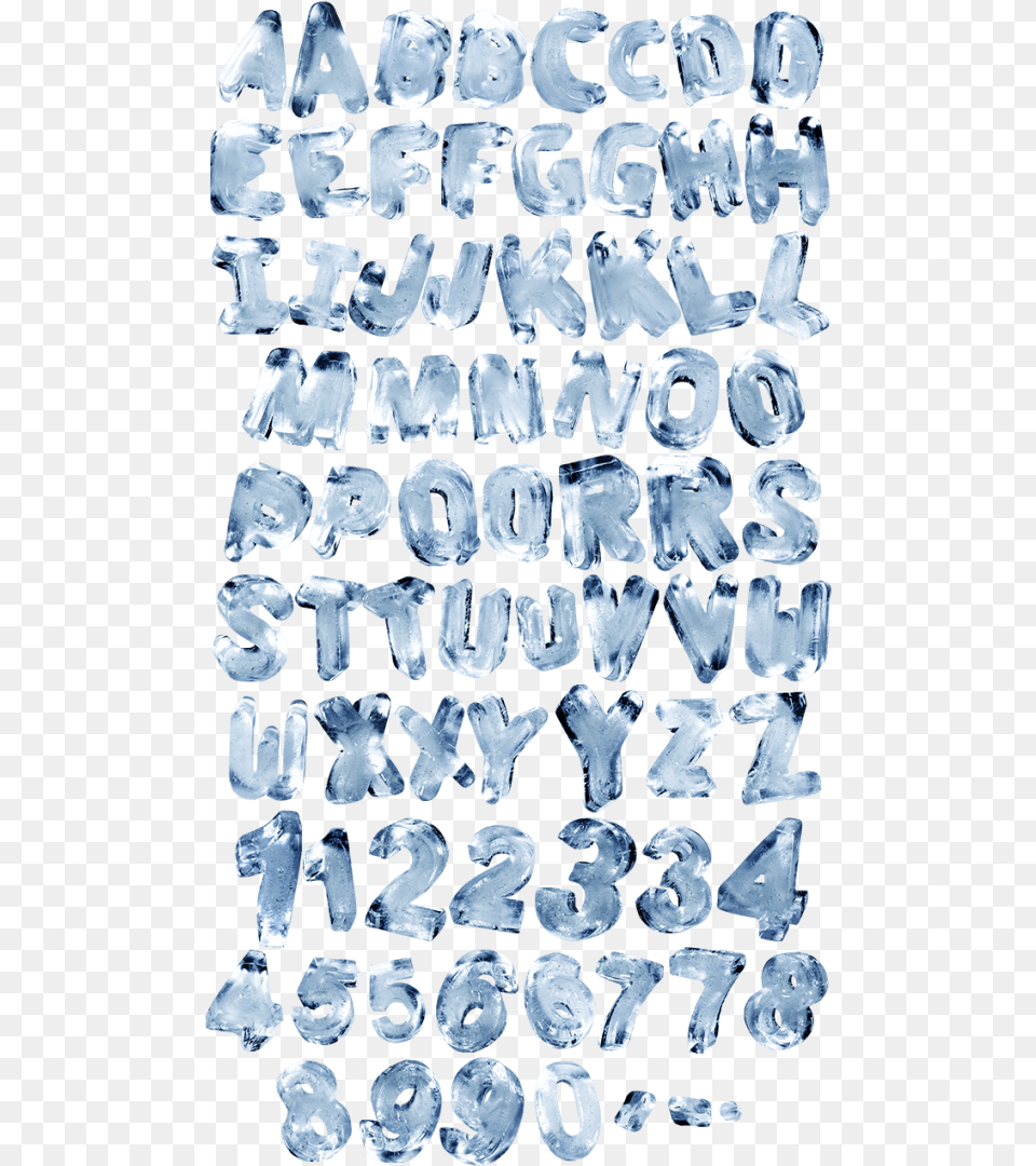 Ice Font, Art, Collage, Text, Head Free Transparent Png