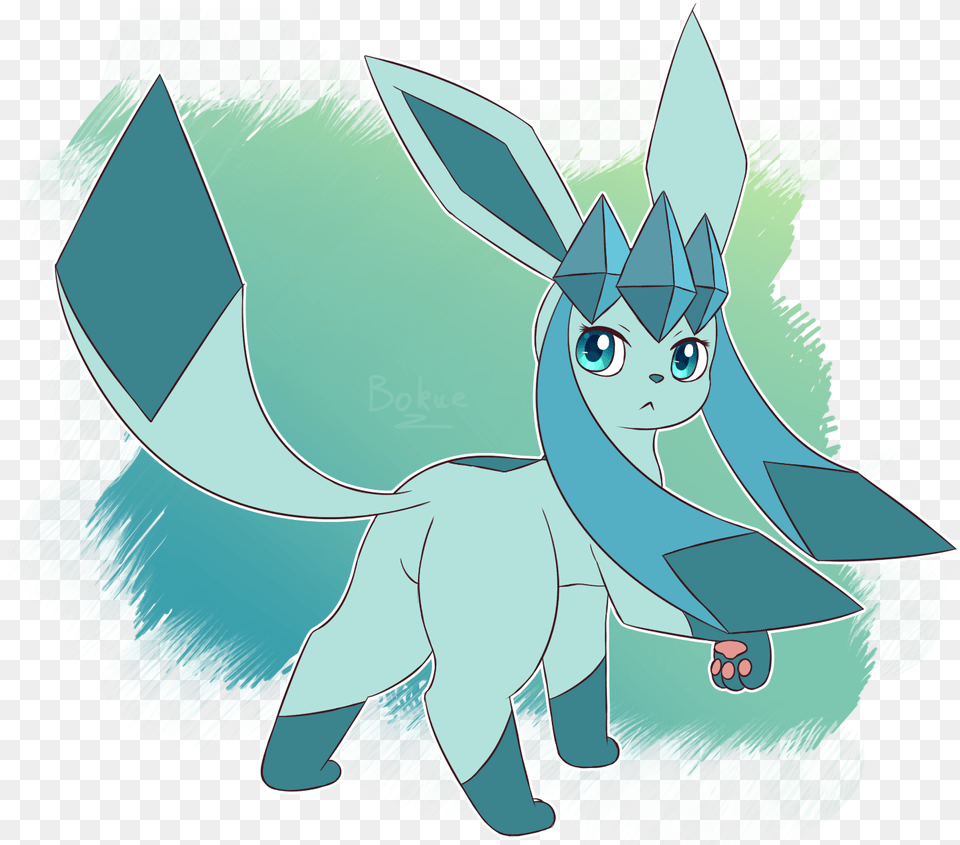 Ice Glaceon Cartoon, Book, Comics, Publication, Baby Png Image