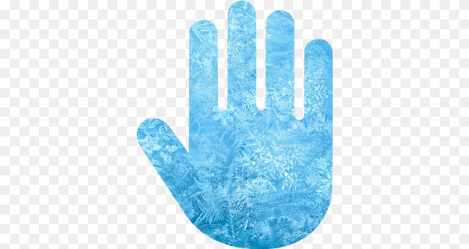 Ice Hand Cursor Icon Ice Cursor Icons Ice Icon Set Background Frozen Birthday Tarpaulin, Clothing, Glove, Crystal, Outdoors Png
