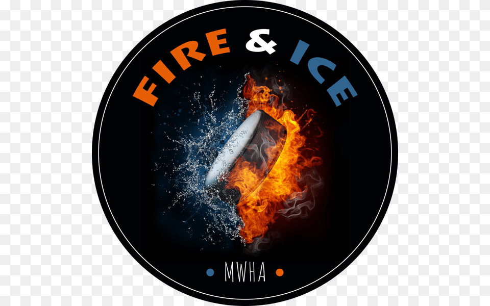 Ice Hockey, Fire, Flame, Advertisement, Poster Free Png Download