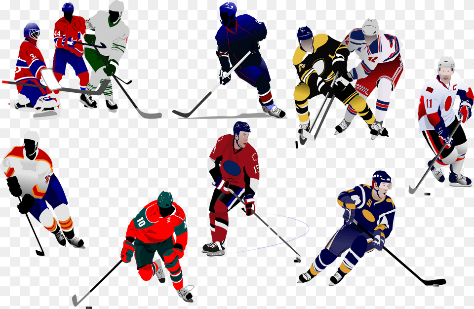 Ice Hockey Hockey Puck Clip Art Ice Hockey Player Vector, Clothing, Glove, Adult, Person Free Png Download