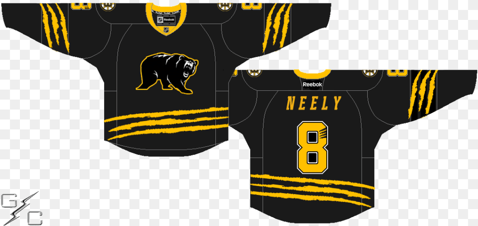 Ice Hockey Jersey With Claw Marks Google Search Ice Ice Hockey, T-shirt, Shirt, Clothing, Wildlife Png