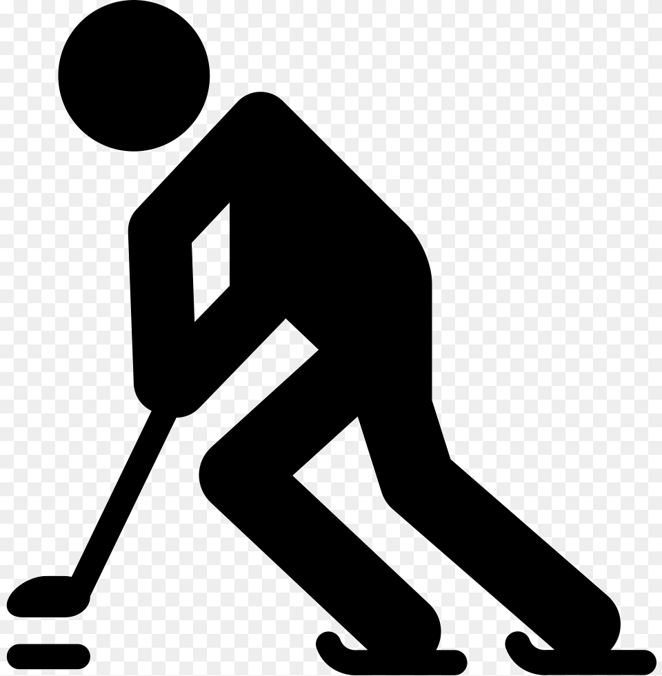 Ice Hockey Player Ice Hockey Icon, People, Person, Stencil, Curling Png