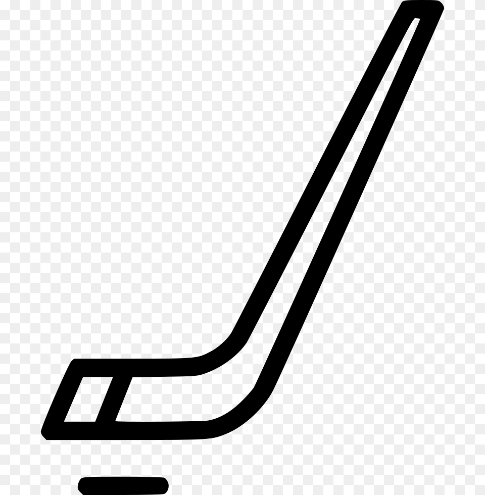 Ice Hockey Puck Stick Icon Download, Cutlery, Fork, Bow, Weapon Free Transparent Png