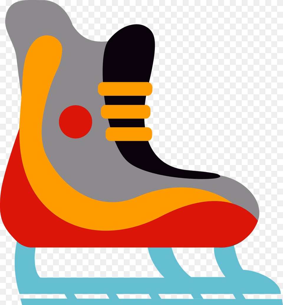 Ice Hockey Skate Clipart, Clothing, Footwear, Shoe, Sneaker Png Image