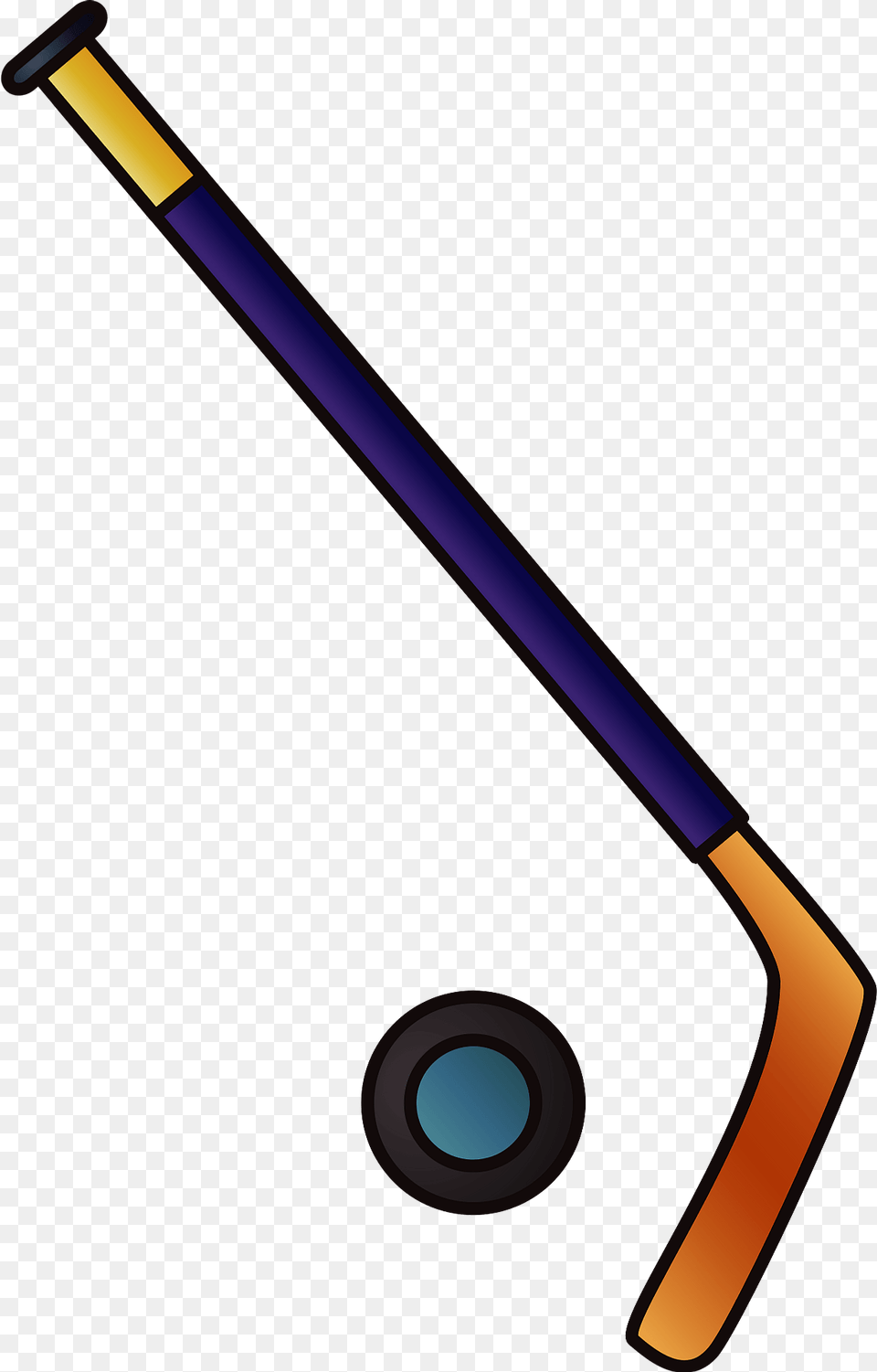 Ice Hockey Stick And Puck Clipart, Smoke Pipe, Cane Png