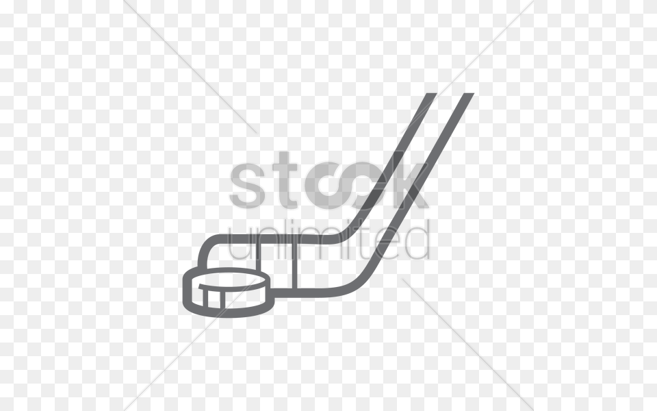 Ice Hockey Stick And Puck Vector Hockey Puck On Ice Drawing, Grass, Plant, Bow, Weapon Png Image
