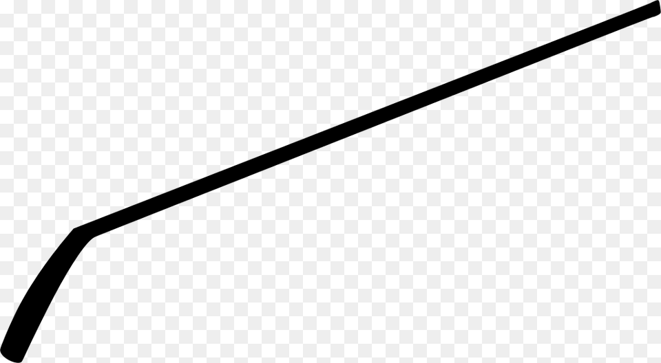 Ice Hockey Stick Cartoon, Gray Png