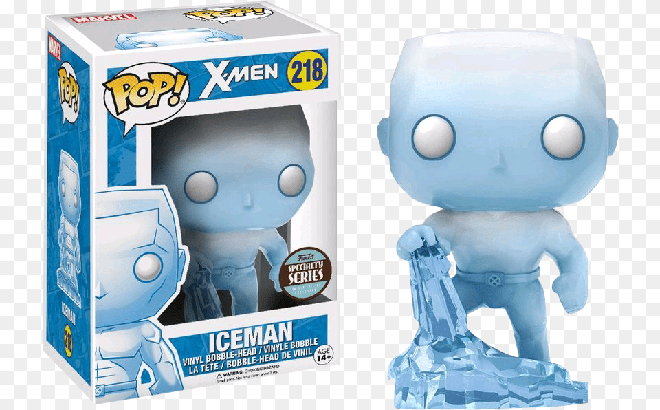 Ice Man Pop Vinyl Figure Iceman X Men Funko Pop, Toy, Robot, Person Free Transparent Png