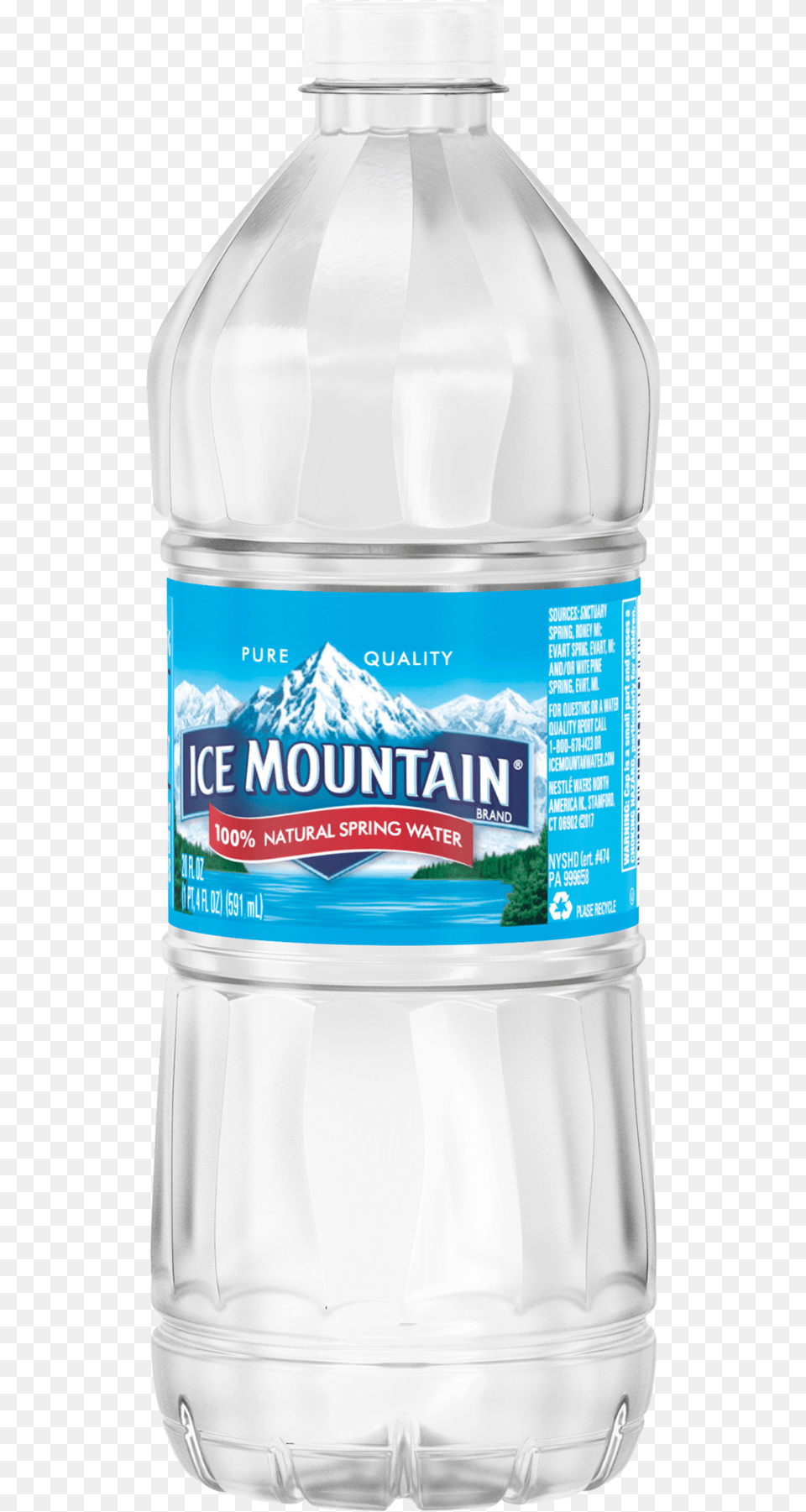 Ice Mountain Water, Beverage, Bottle, Mineral Water, Water Bottle Png Image