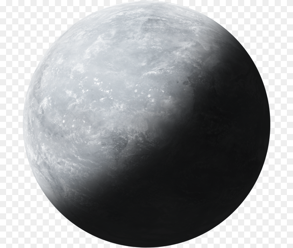 Ice Planet, Astronomy, Moon, Nature, Night Png Image