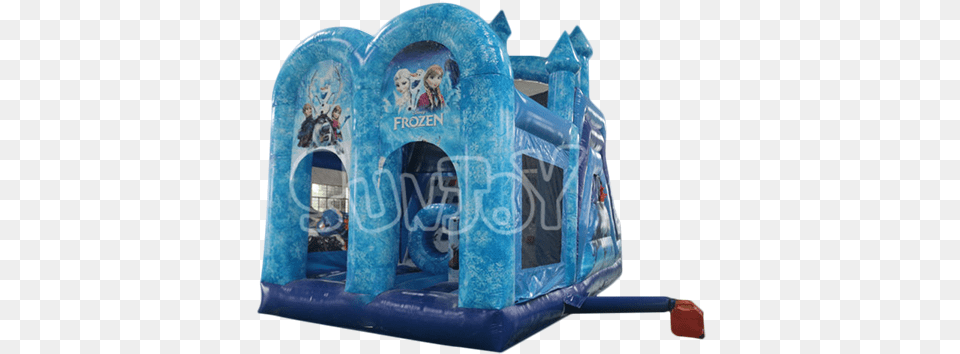 Ice Princess Jumping Castle Combo Inflatable, Play Area, Indoors, Outdoors, Person Png