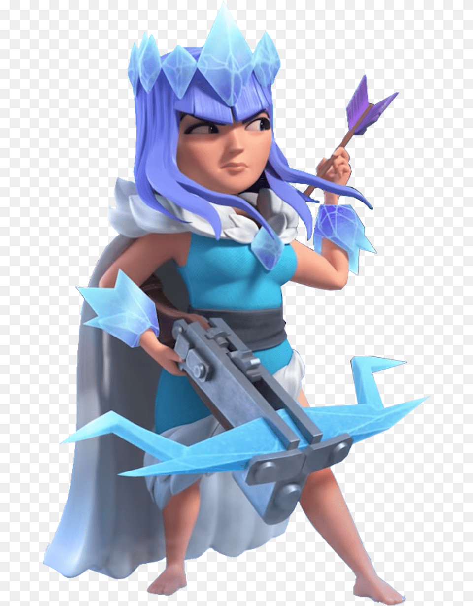 Ice Queen Clash Of Clans, Costume, Person, Clothing, Book Free Png Download