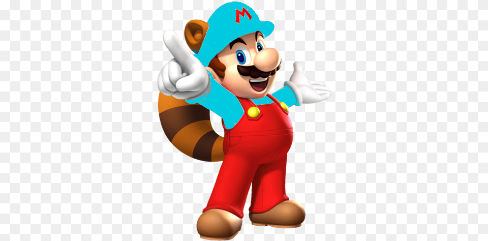 Ice Raccoon Mario Mario Mario Party, Baby, Person, Game, Super Mario Png Image
