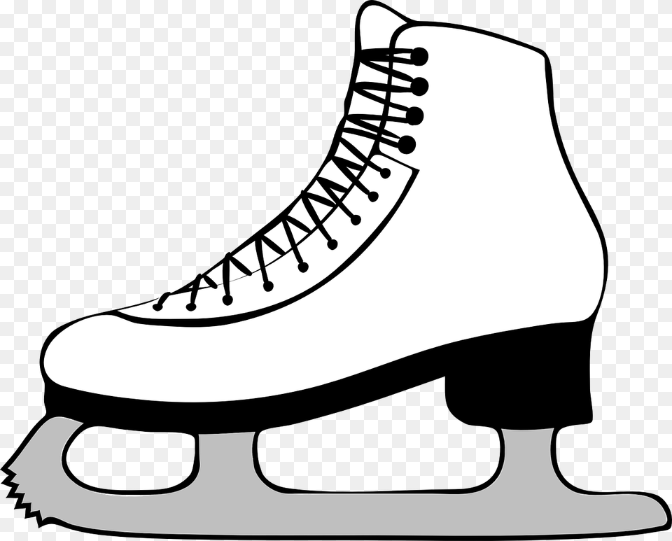 Ice Skate Clipart Transparent, Clothing, Footwear, Shoe, Sneaker Png