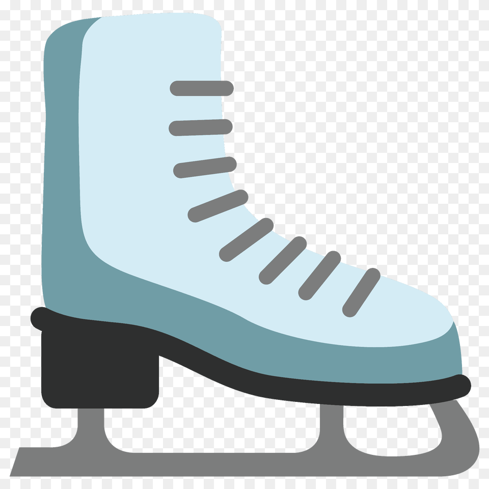 Ice Skate Emoji Clipart, Clothing, Footwear, Shoe, Smoke Pipe Png Image