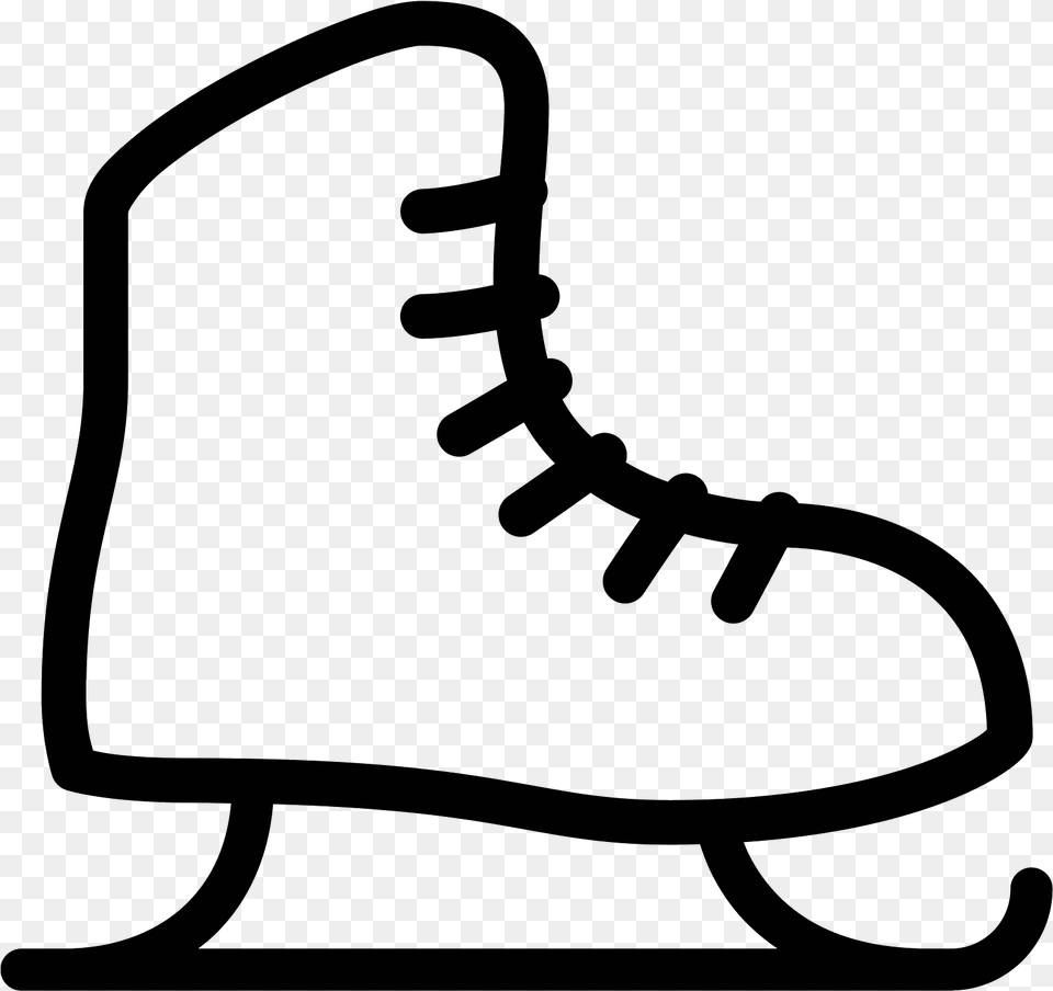 Ice Skate Icon Ice Skate, Gray Free Transparent Png