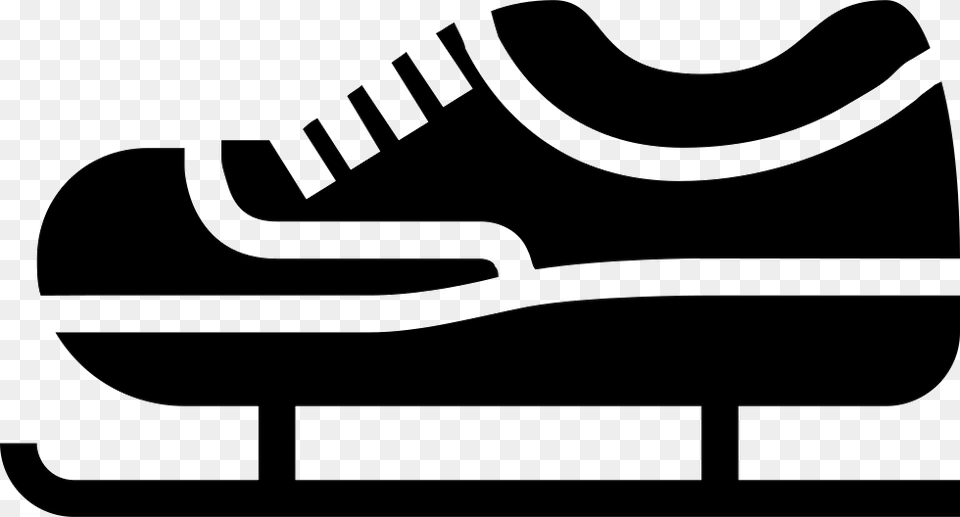 Ice Skate Shoe Sports Shoe No Background, Clothing, Footwear, Sneaker, Stencil Free Png