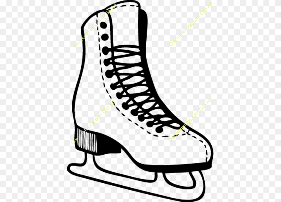 Ice Skateboard Illustration Transparent Sketch Of Ice Skate, Outdoors, Nature, Text Free Png