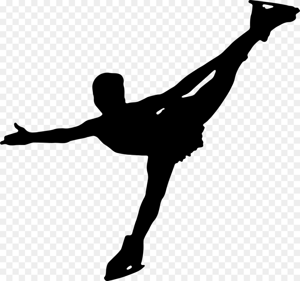 Ice Skater Figure Skater Woman Skater Girl Skater Figure Skater Silhouette Transparent, Dancing, Leisure Activities, Person, Ballerina Free Png Download