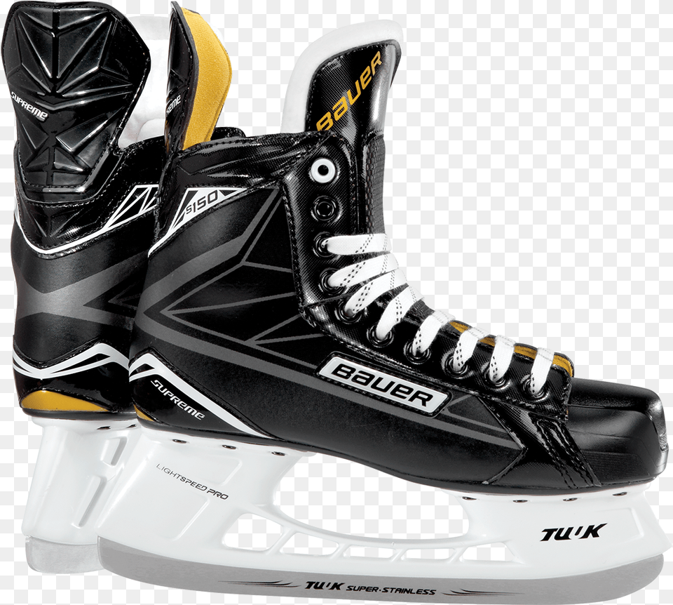 Ice Skates Bauer Supreme S150 Skates, Clothing, Footwear, Shoe, Sneaker Png Image