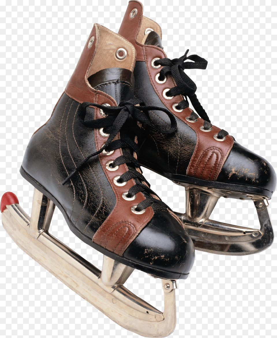 Ice Skates Old Hockey Skates, Clothing, Footwear, Shoe, Sneaker Png Image
