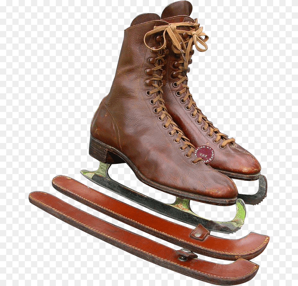 Ice Skates Photo Figure Skate, Clothing, Footwear, Shoe, Boot Png Image