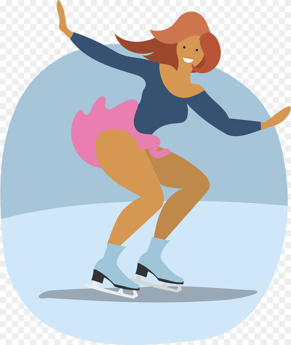 Ice Skating Clipart, Leisure Activities, Person, Dancing, Face Free Transparent Png