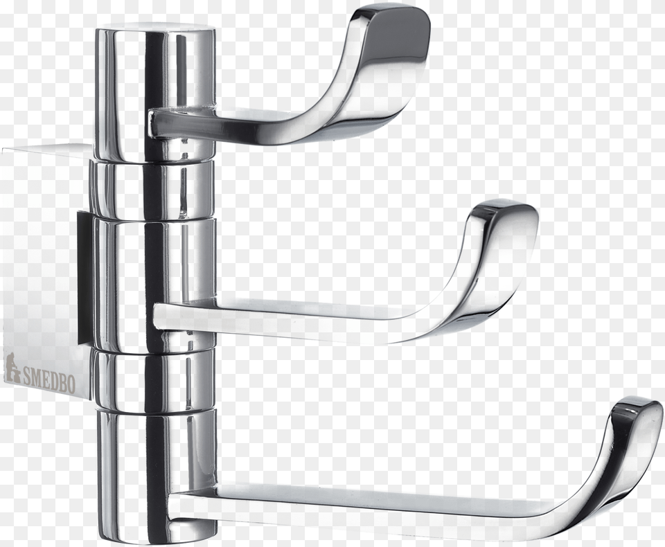 Ice Swing Arm Triple Hook In Polished Chrome Frosted Driaky Na Uterky Do Kpelne, Electronics, Hardware, Smoke Pipe Free Png Download