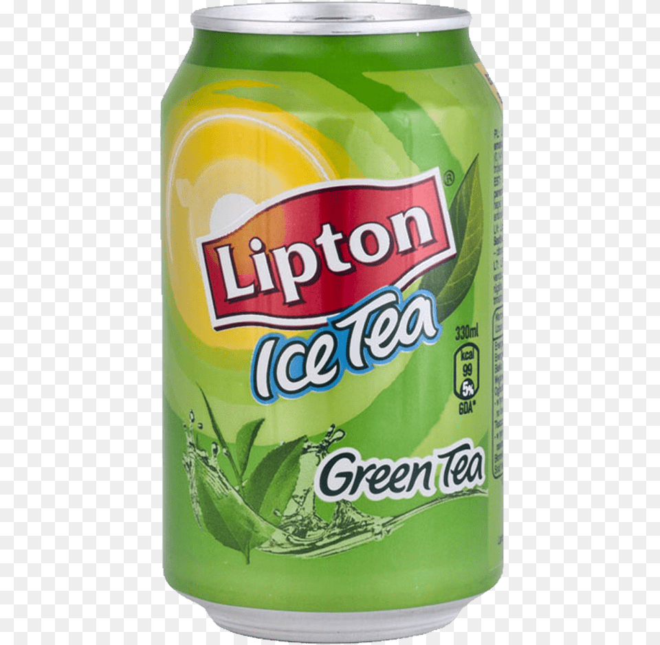 Ice Tea Green Tea Lipton Ice Tea, Can, Tin Free Png